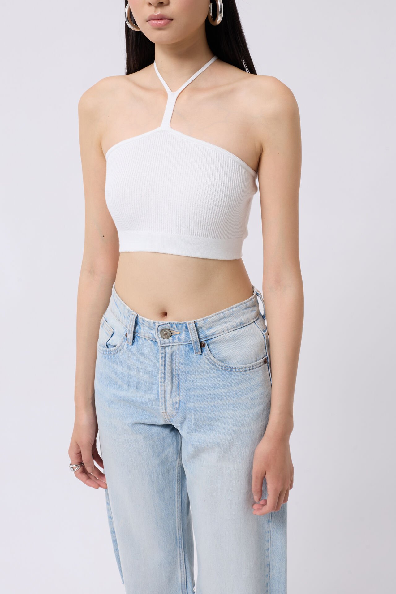 Toptan Pencere Detay Fitilli Ekru Crop