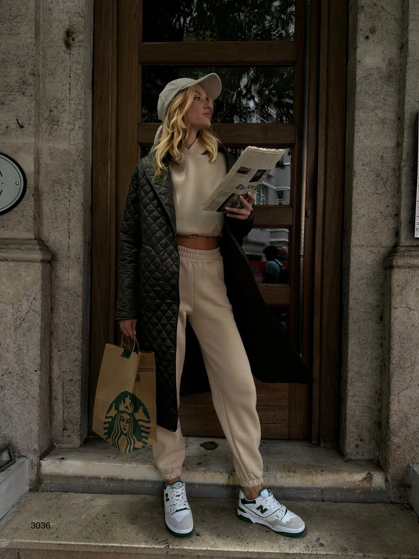 Toptan Kapitone Desen Maxi Boy Trençkot