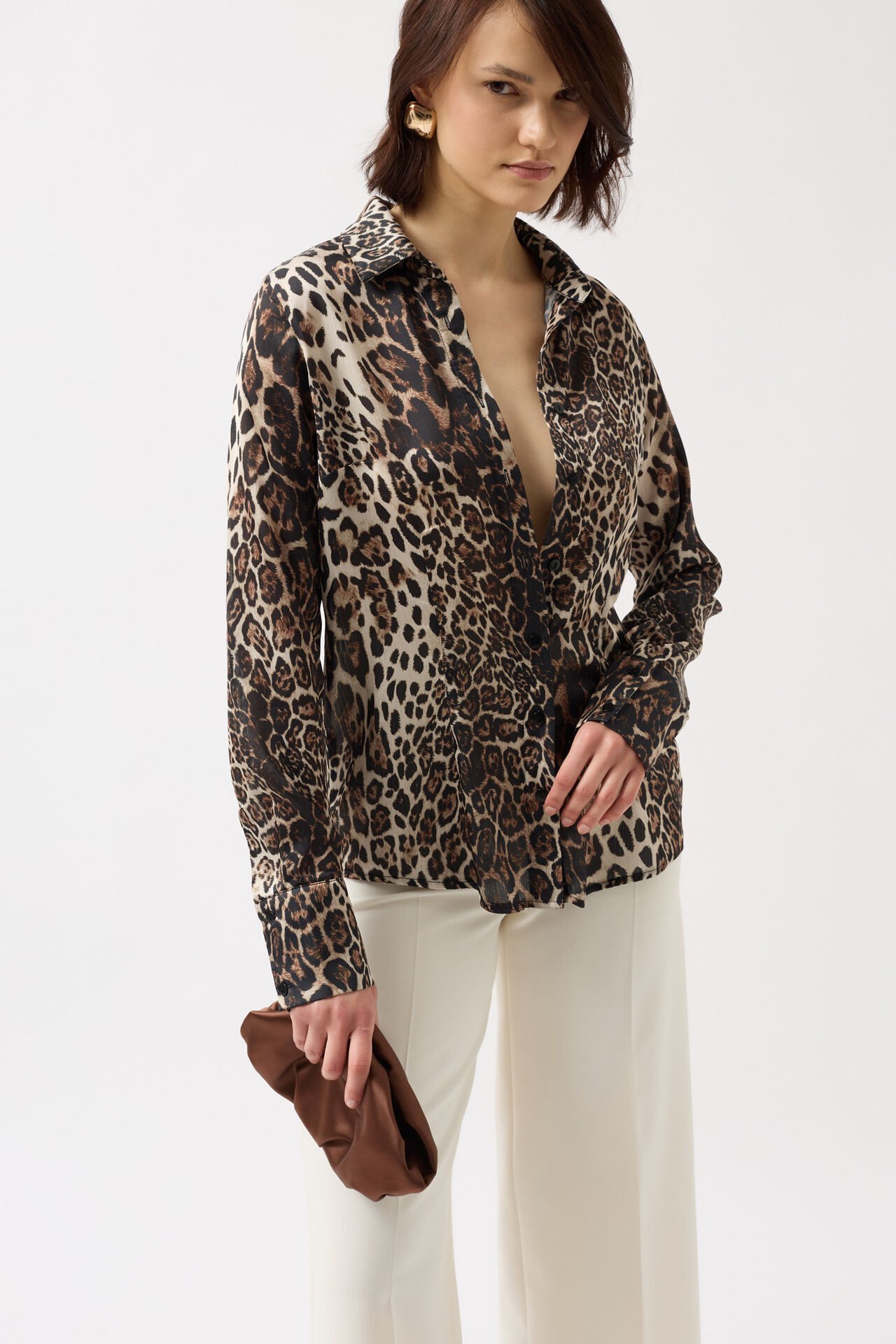 Wholesale Leopard Pattern Shirt