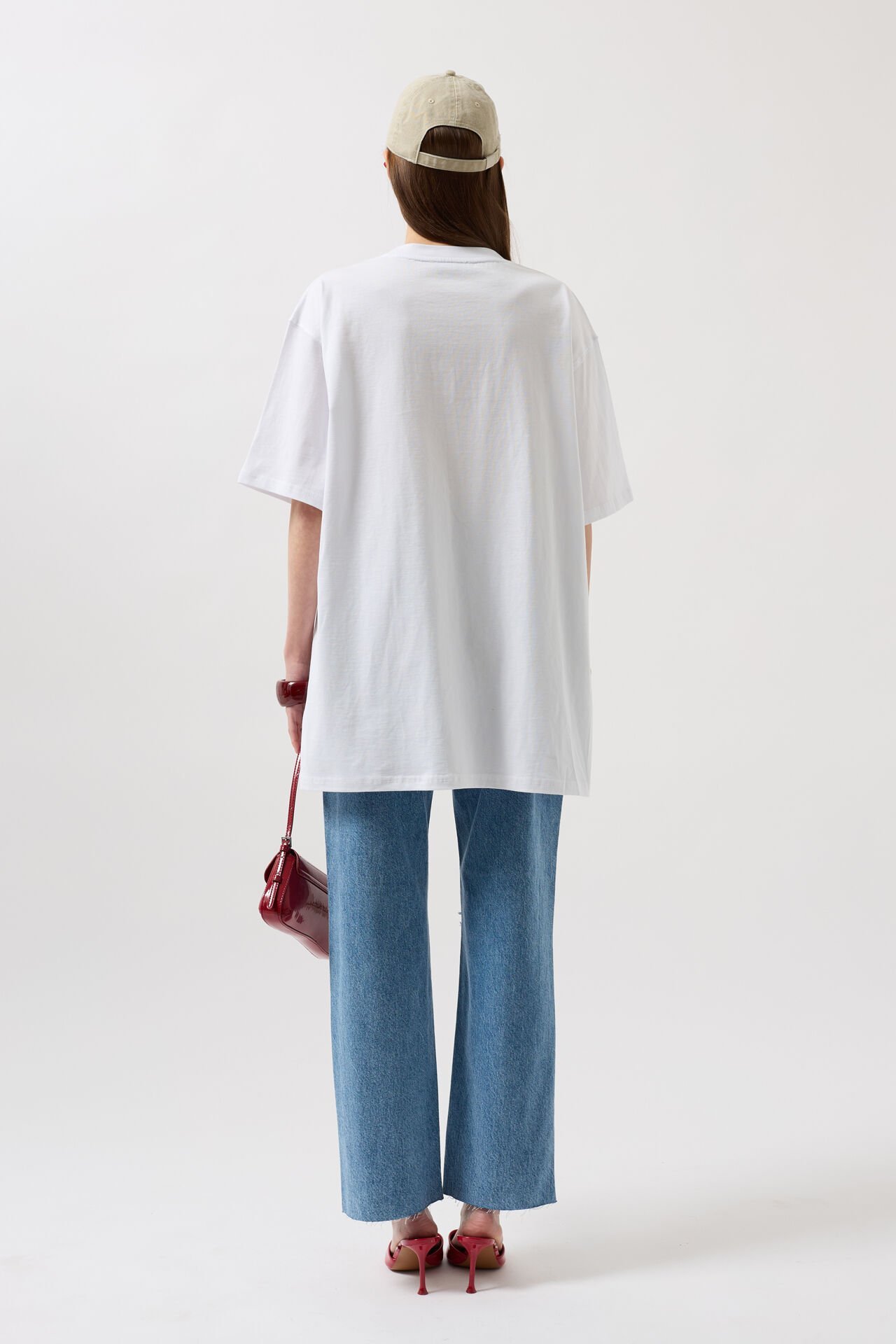 Wholesale Embossed White T-Shirt