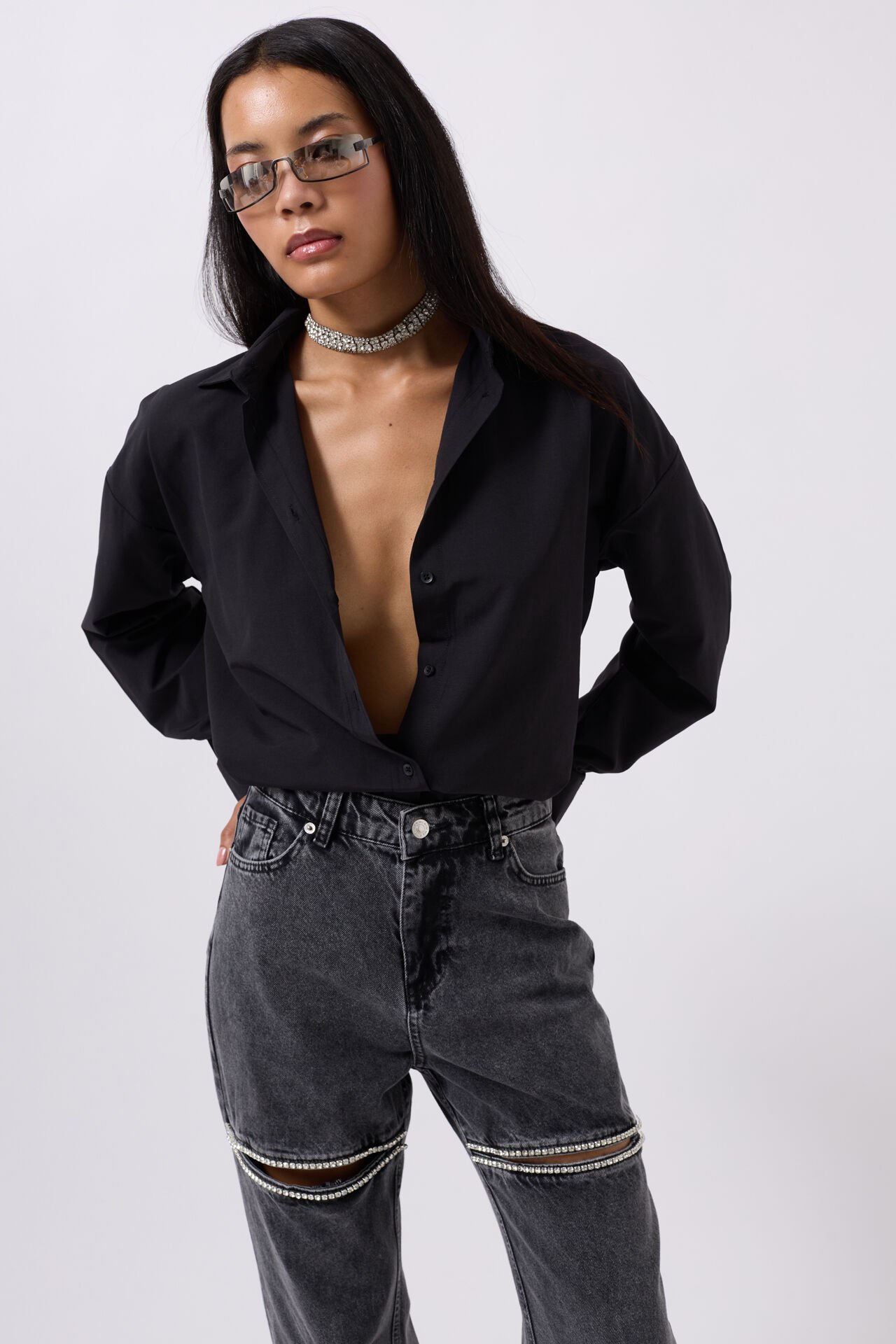 Wholesale Basic Black Shirt