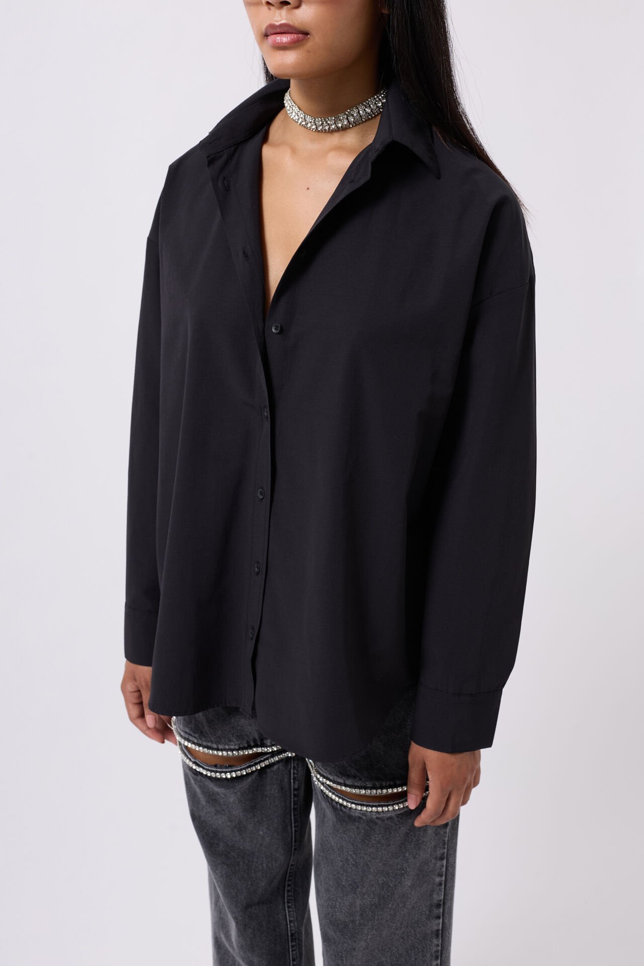 Wholesale Basic Black Shirt