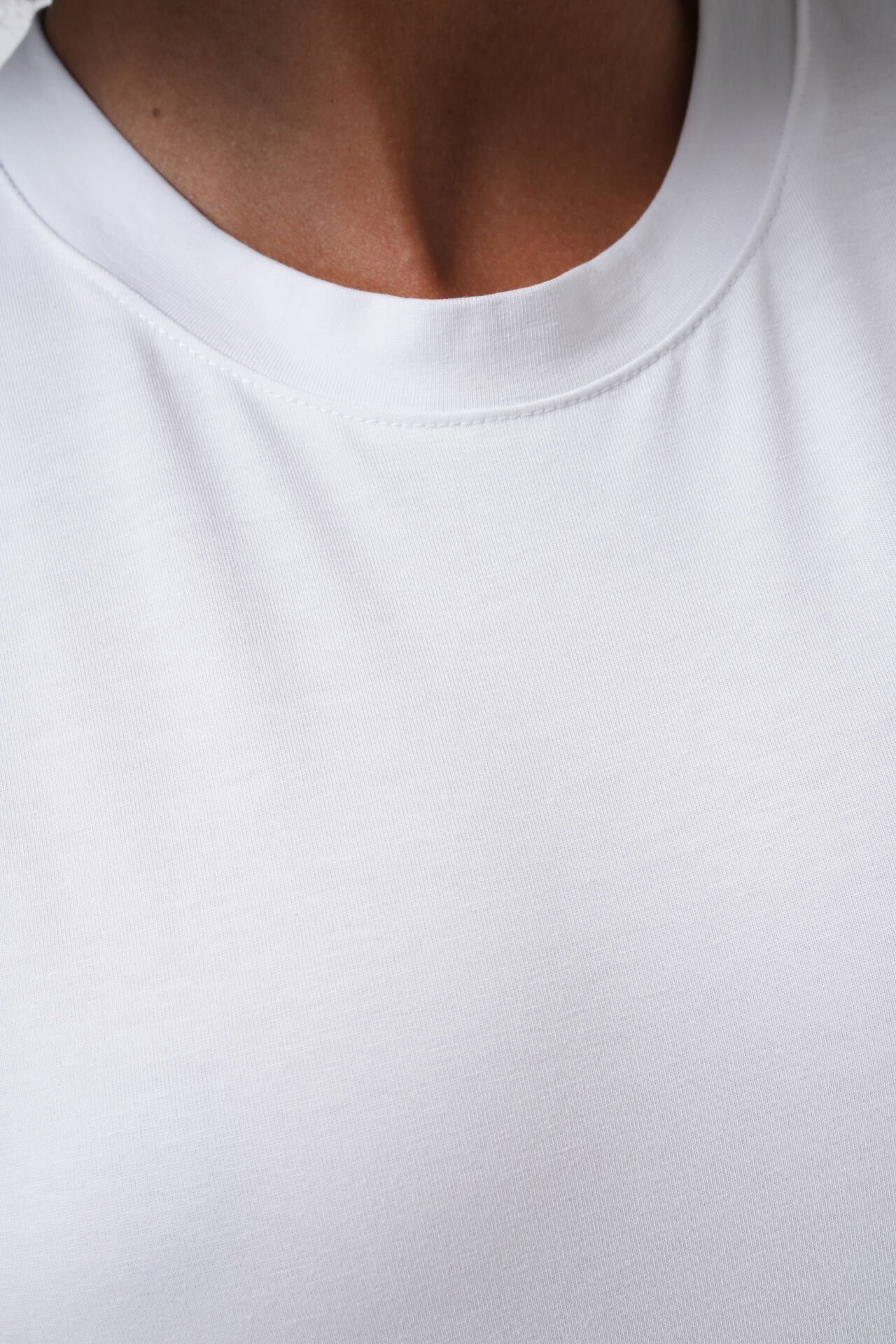 Toptan T-Shirt Detay Beyaz Bodysuit
