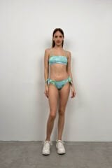 Toptan Batik Desen Mavi Bikini Takım