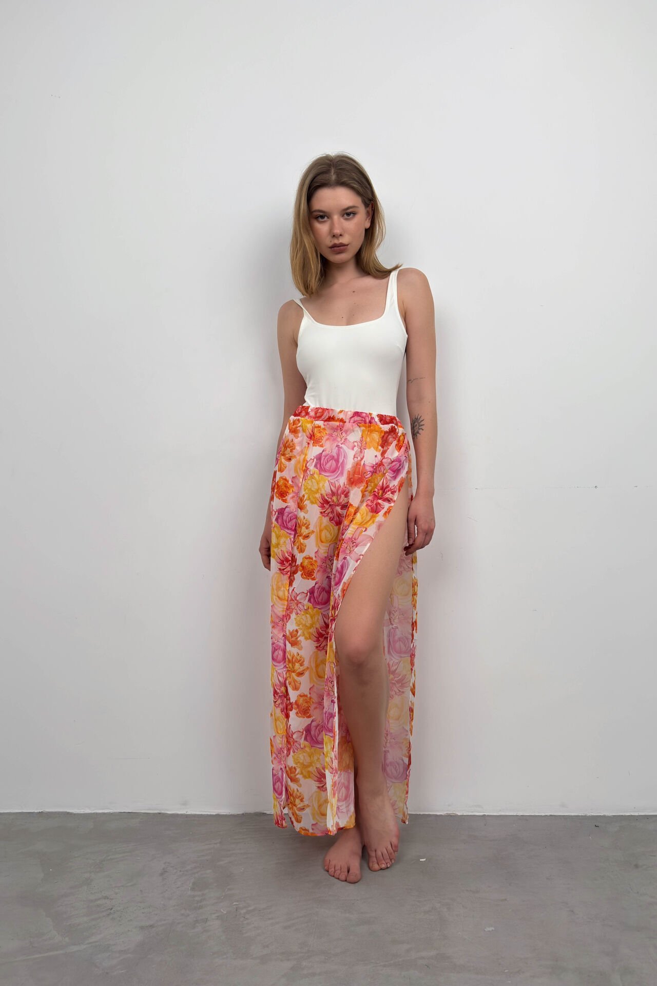 Double Slit Patterned Pareo