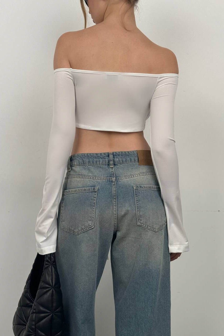 Boat Neck Lift Blouse