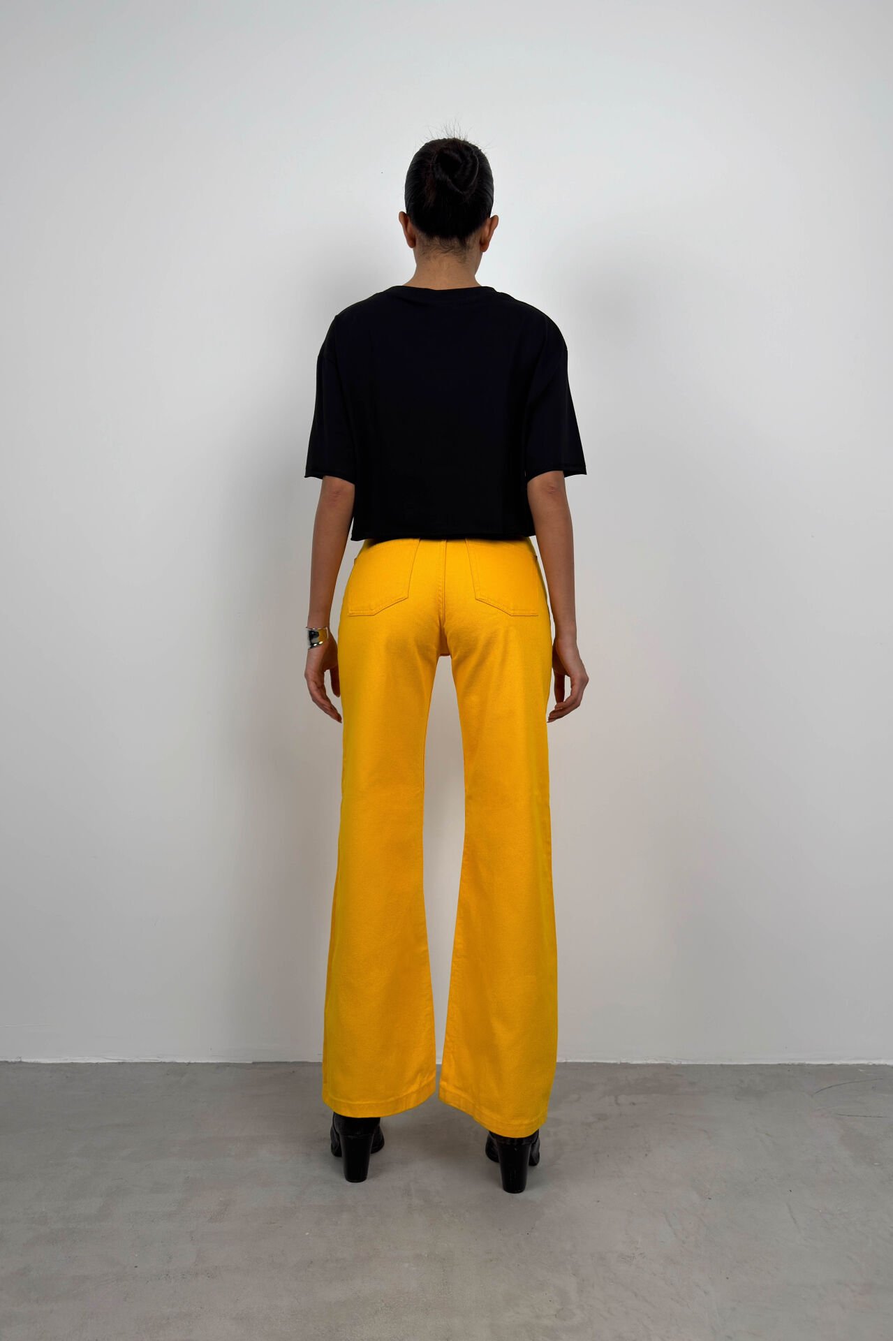Toptan Yüksek Bel Boru Paça Mango Jean