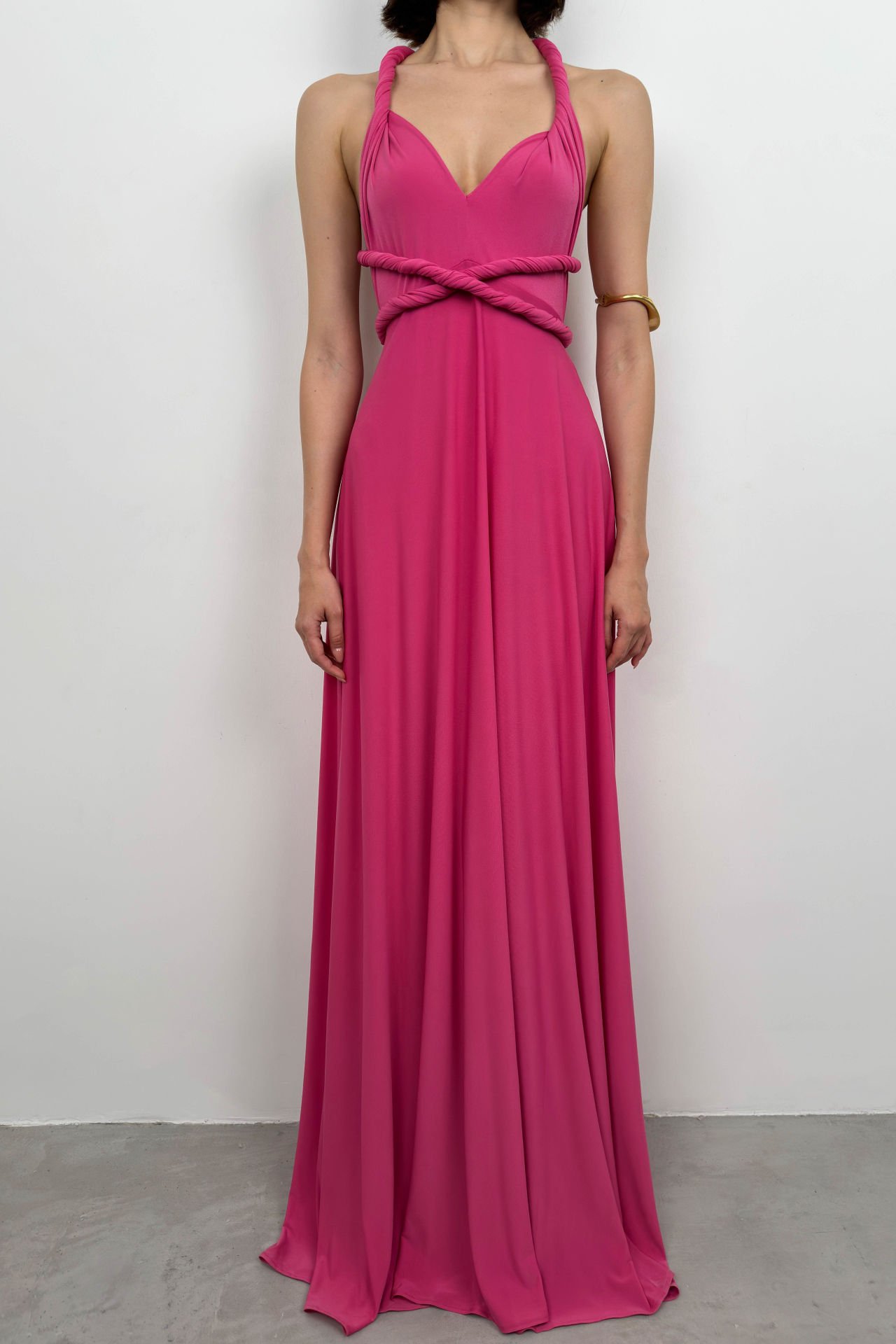 Tie-Up Maxi Dress