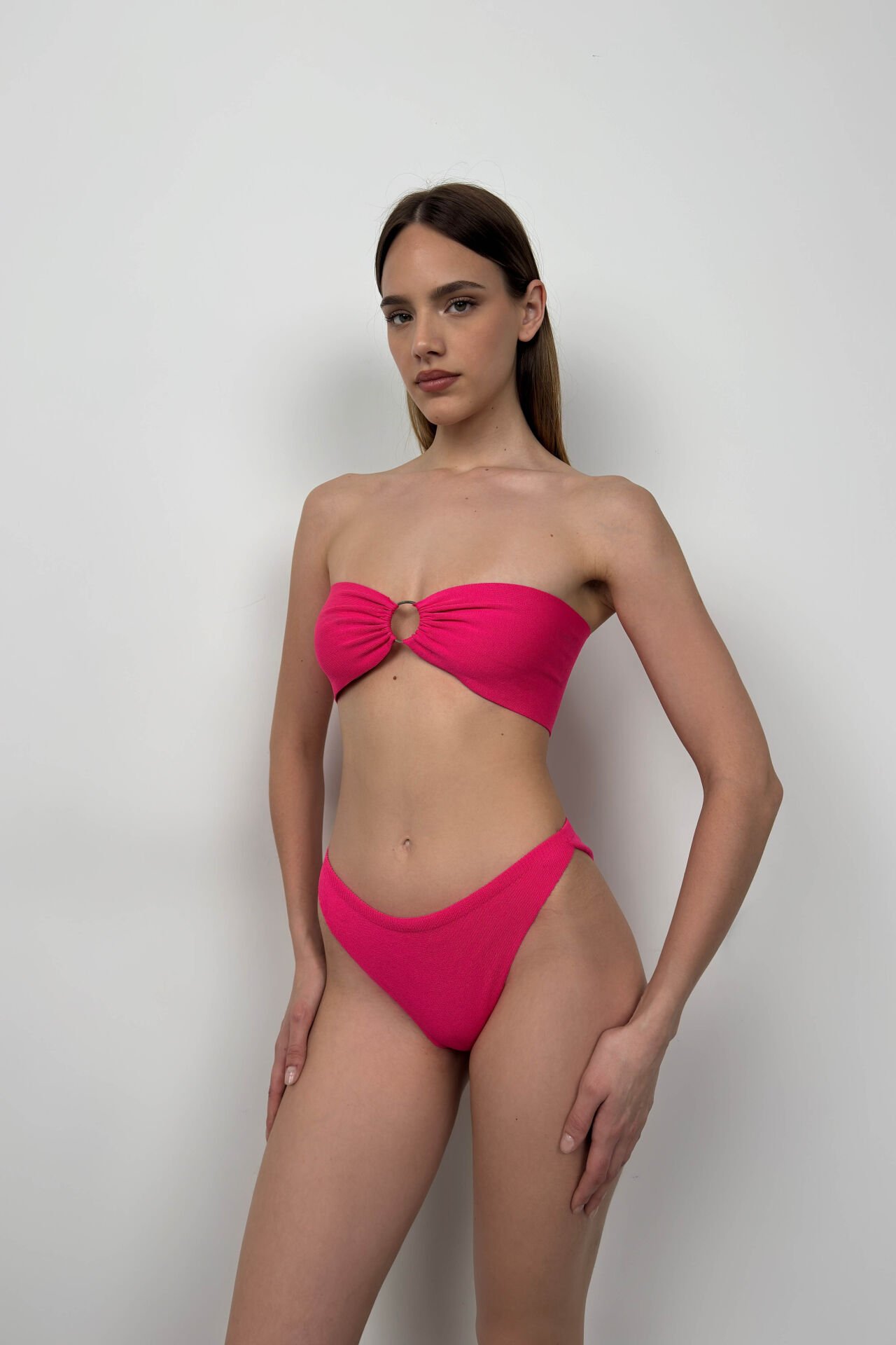 Textured Bikini Set