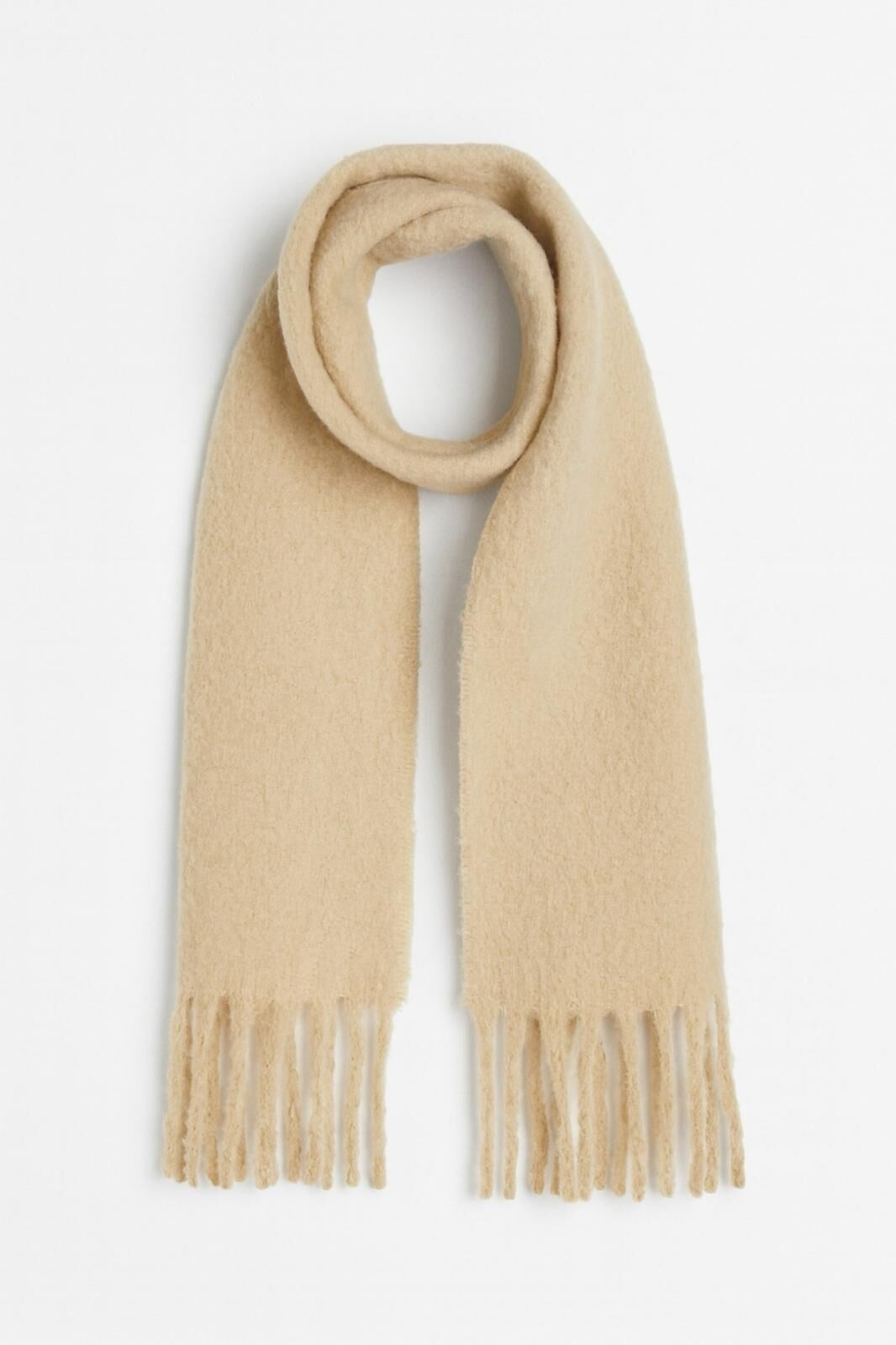 Toptan Basic Bej Buklet Şal