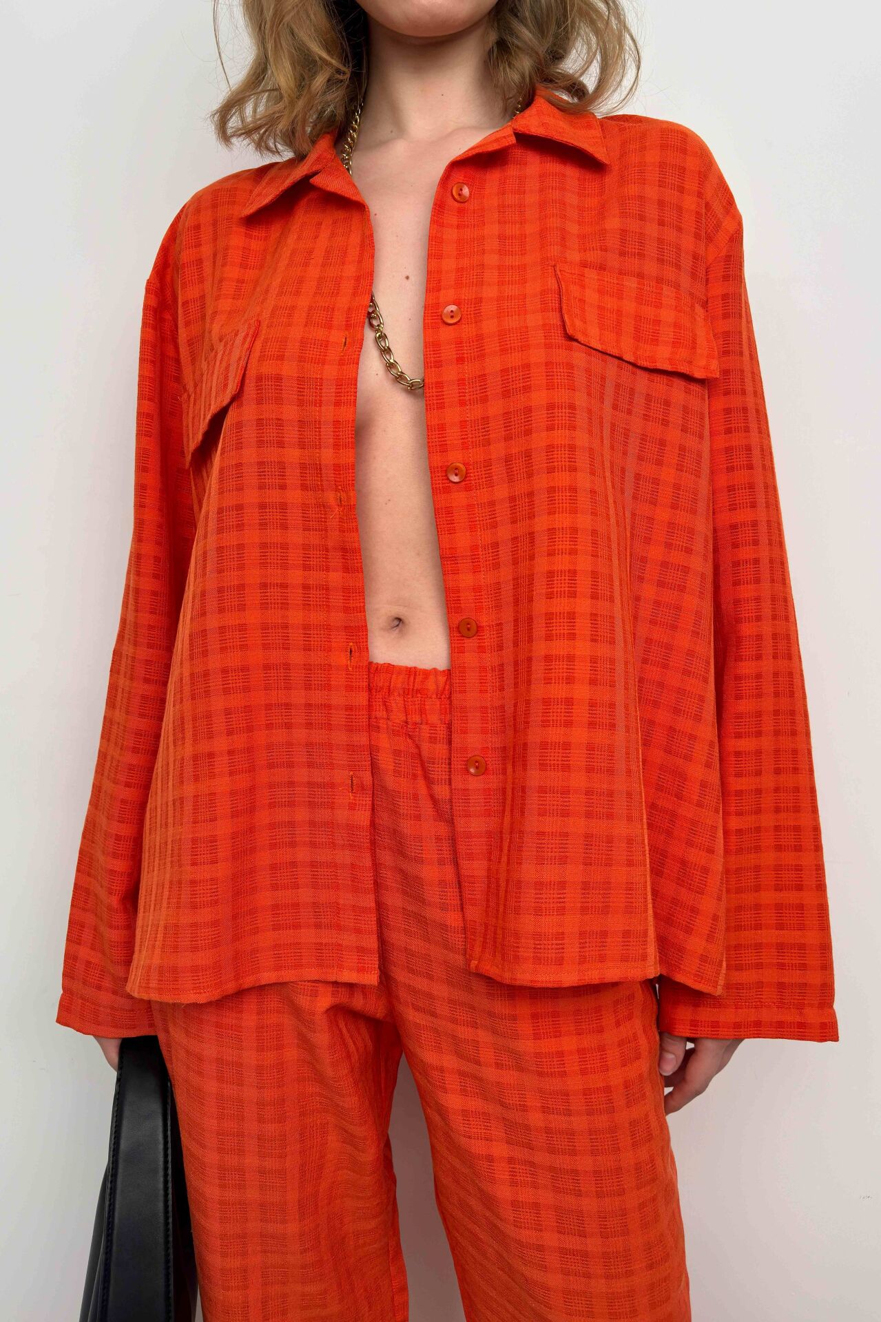 Shirt and Trousers Double Set with Pockets