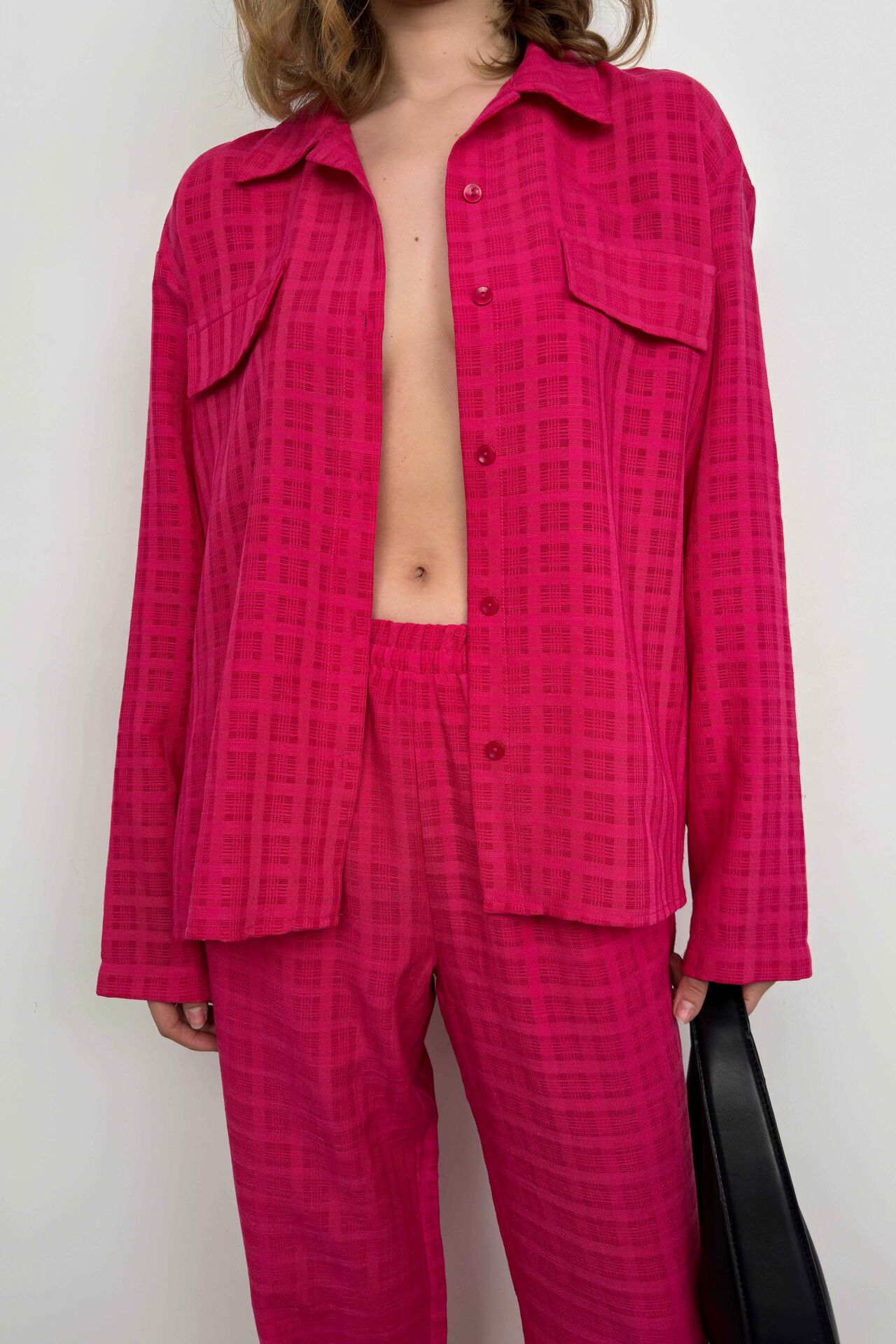 Shirt and Trousers Double Set with Pockets