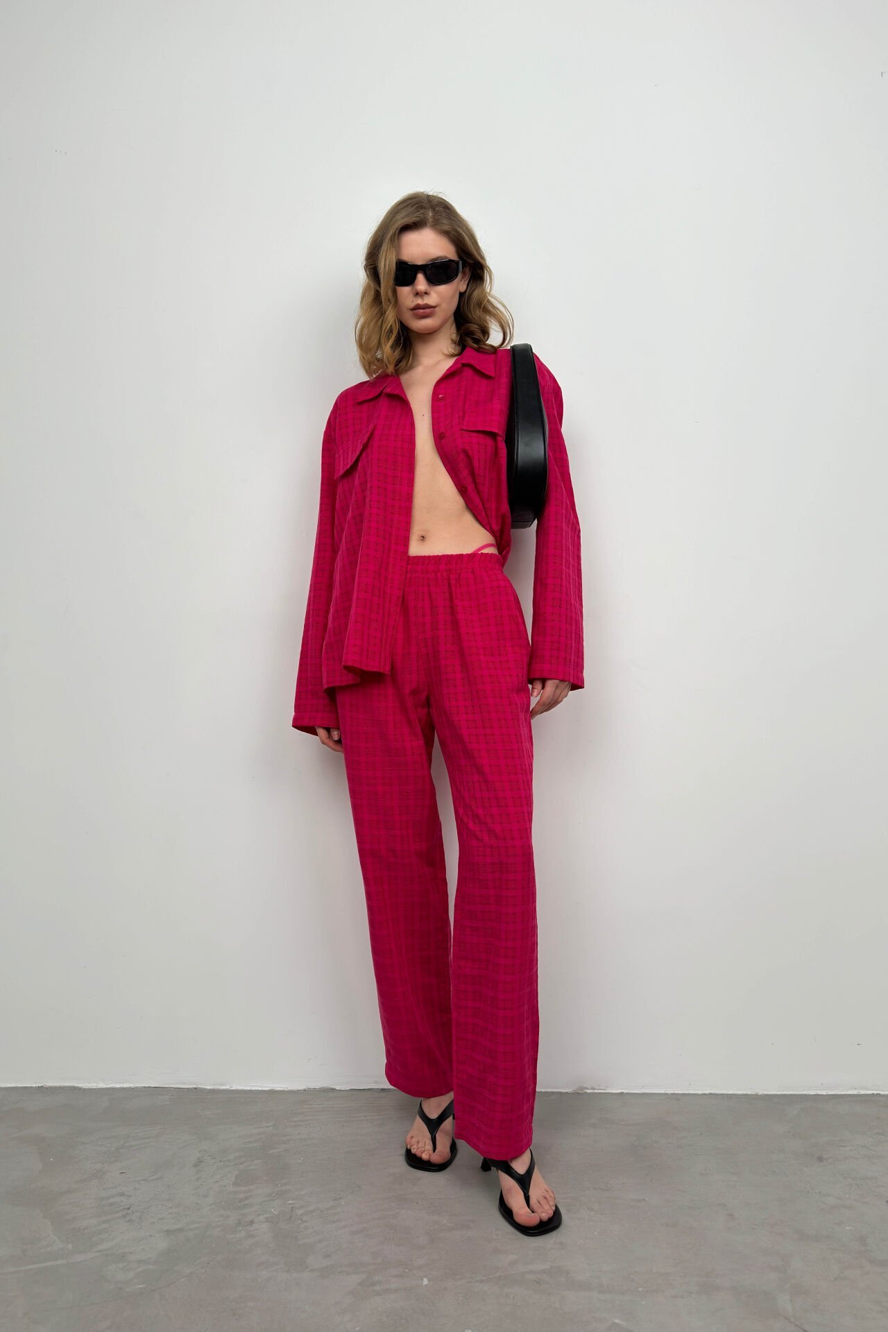 Shirt and Trousers Double Set with Pockets