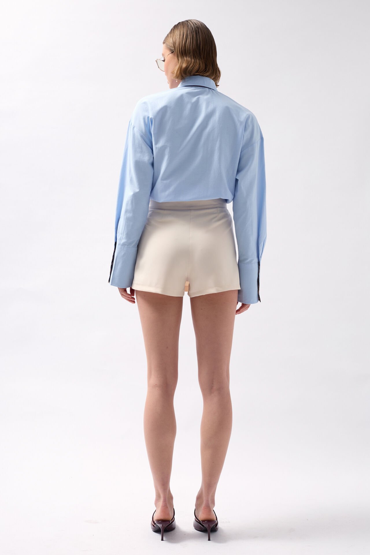 Wholesale Pleated Mini Stone Shorts Skirt