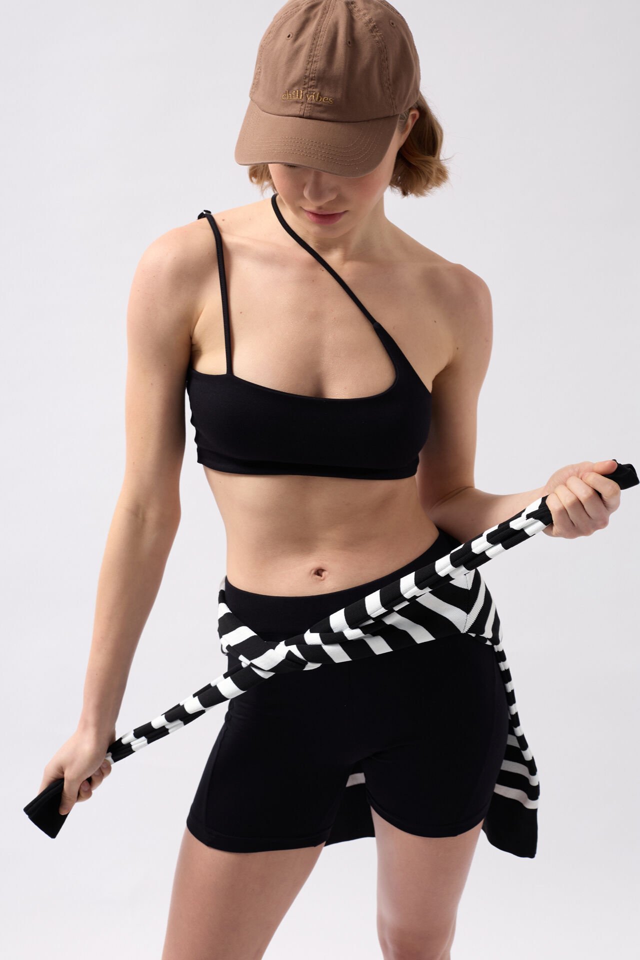 Wholesale Cross Strap Black Bra