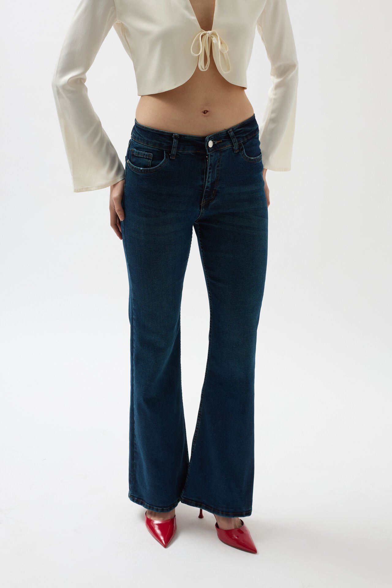 Wholesale Wide Leg High Waist Jeans