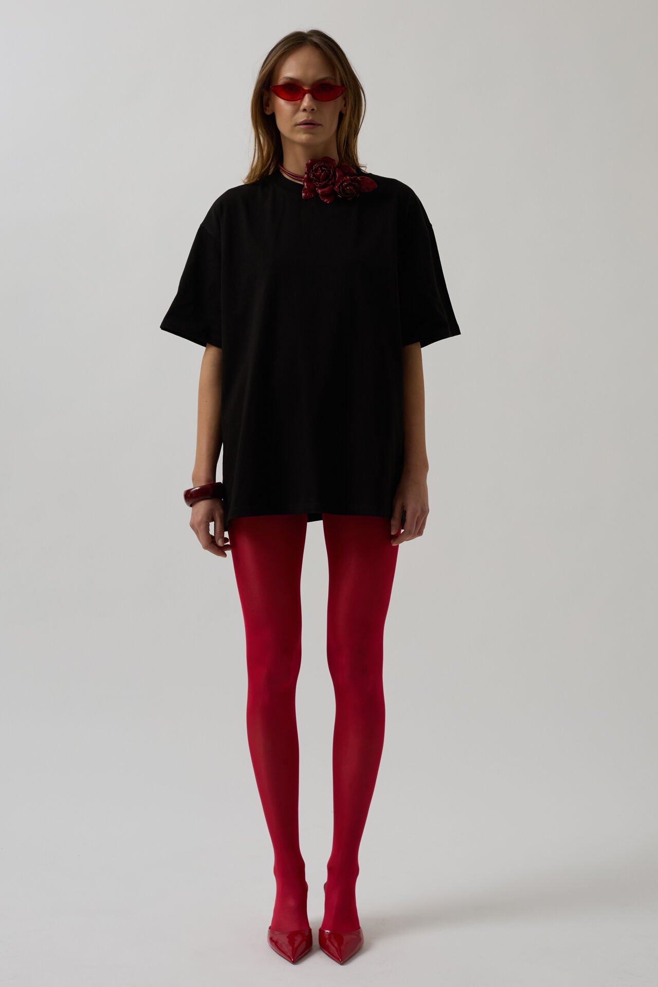 Toptan Sırt Baskılı Oversize Siyah T-Shirt