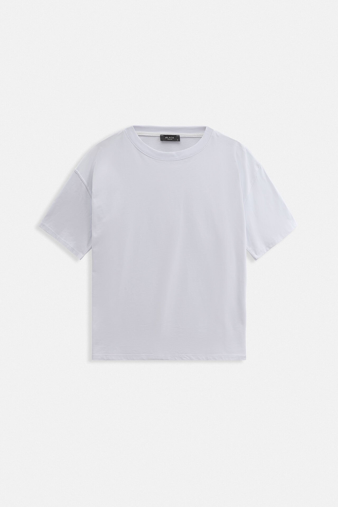 Toptan Sırt Baskılı Oversize Beyaz T-Shirt