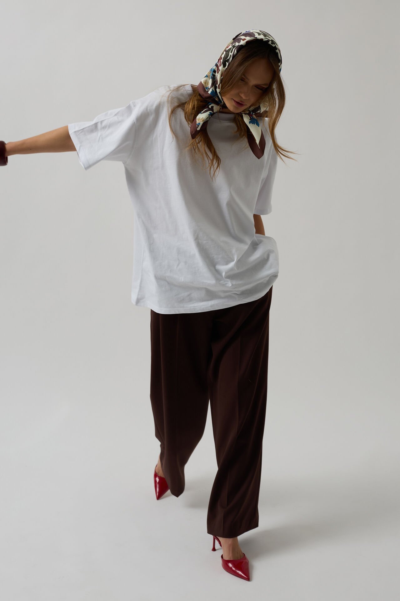 Toptan Basic Oversize Beyaz T-Shirt