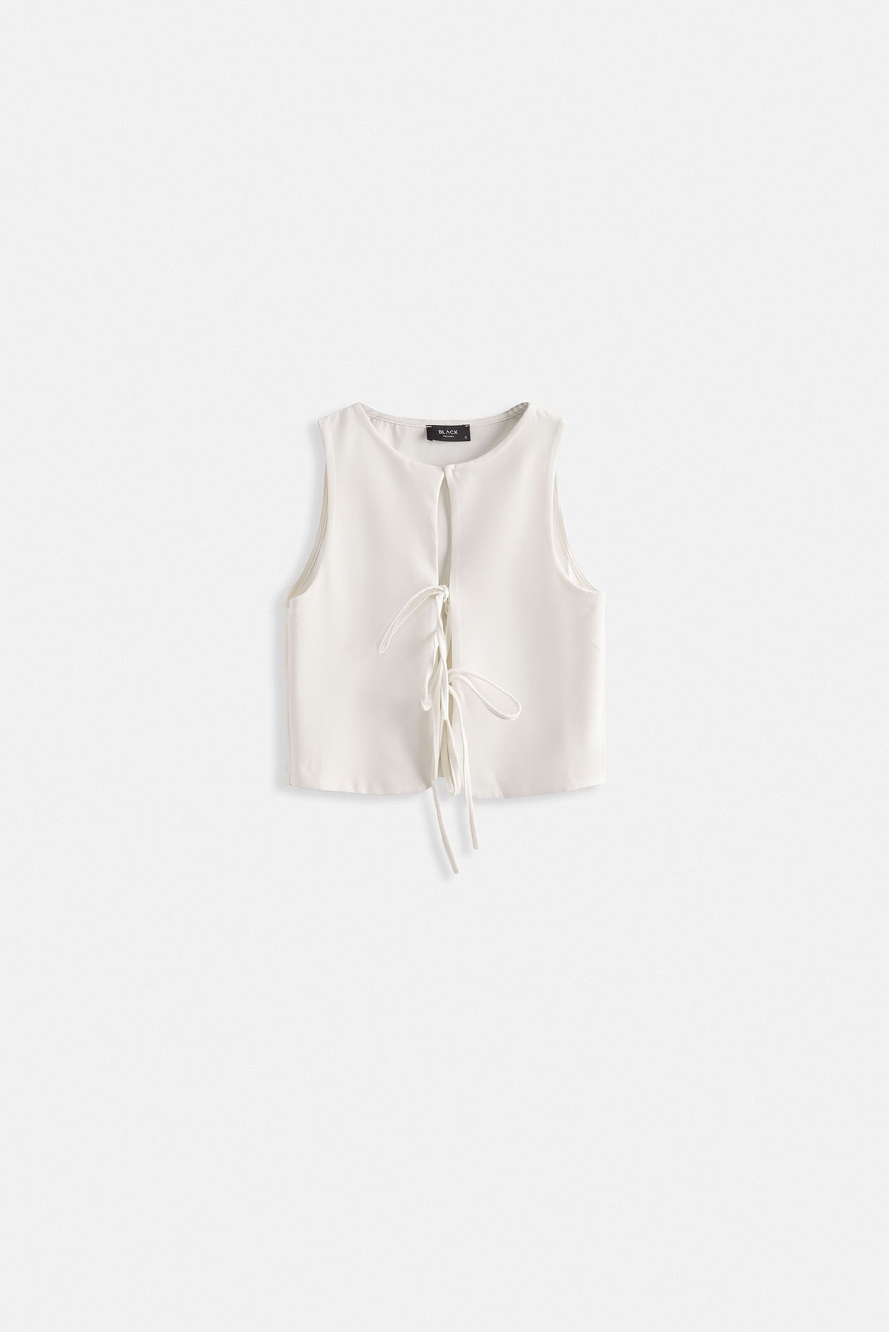 Wholesale Lace Detail Low Cut White Blouse