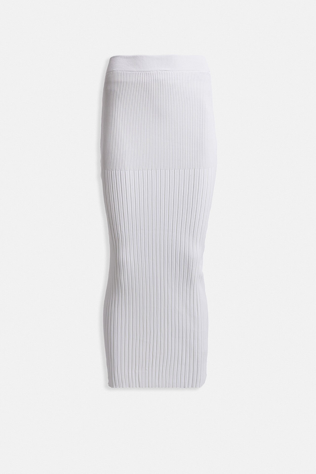 Оптовая продажа с высокой талией, текстурированная белая юбка