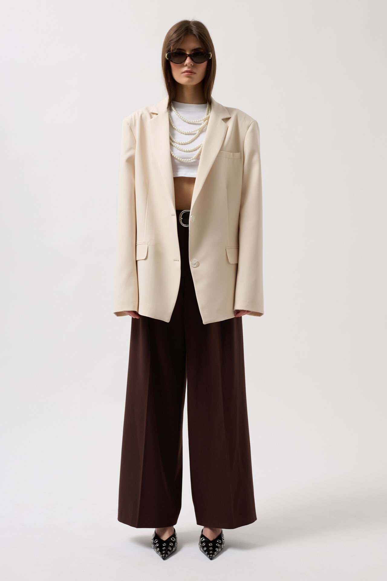 Toptan Basic Oversize Taş Ceket