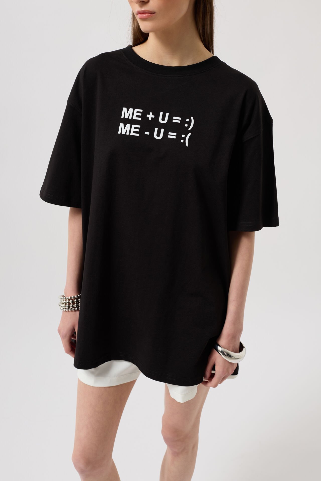 Toptan Kabartma Baskılı Siyah T-Shirt