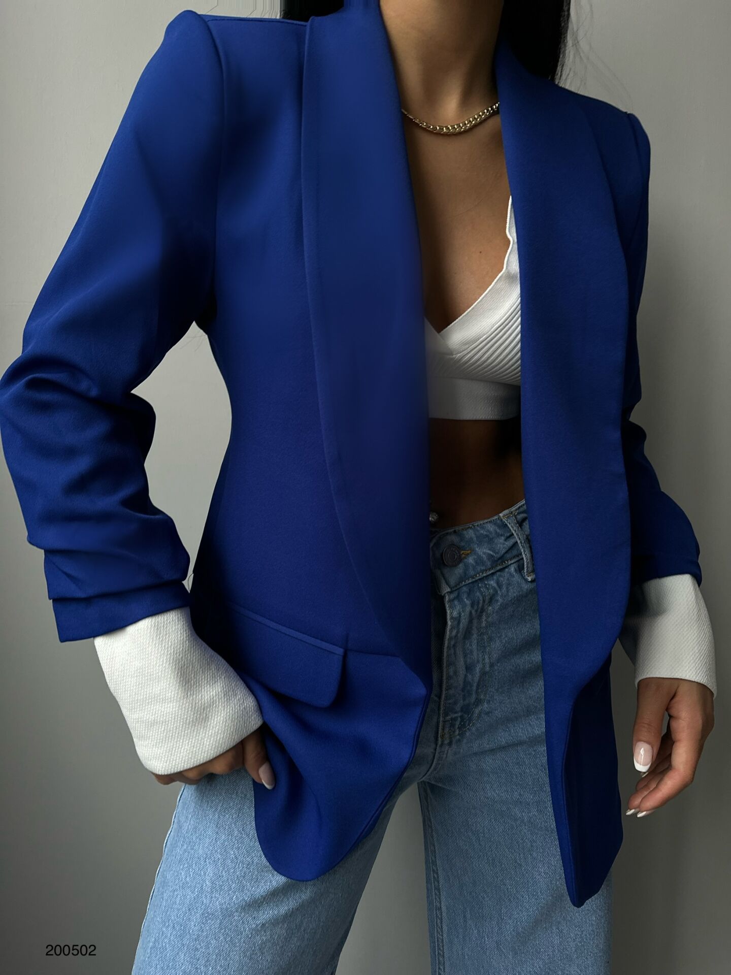 Toptan Şal Yaka Blazer Ceket